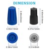 50PCS Waterproof Wire Connectors, EEEkit Outdoor Seal Electrical Nuts Caps