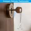 PATIKIL Initial Letter Keychain, Letter T Key Chain DIY Pendant