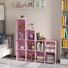 AWTATOS 12 Cube Storage Organizer, Closet Organizers Storage Shelves, Pink