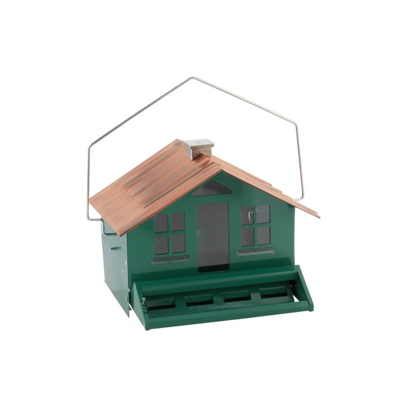 Perky-Pet 339-1SR Squirrel-Be-Gone II Home Style Bird Feeder with Chimney,