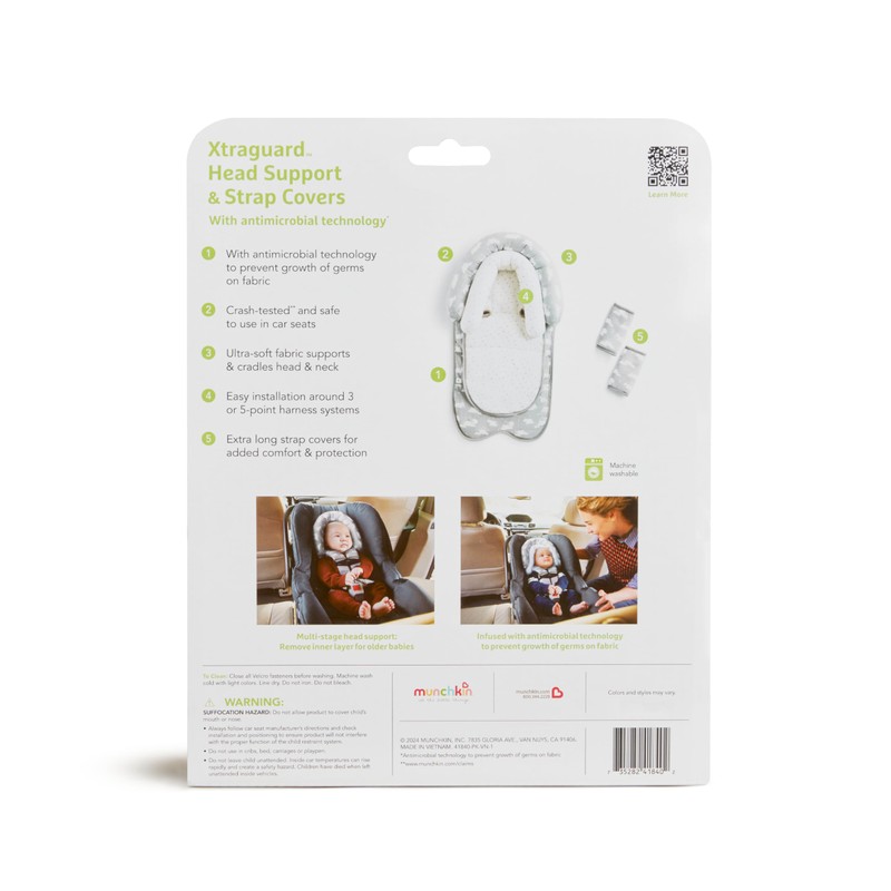 Munchkin® Brica® XtraGuard™ Head Support & Strap Cover for Baby