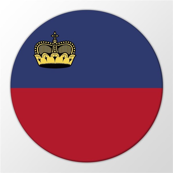 Huuraa Magnet Liechtenstein Flag Gift Fridge Magnet 59 mm Bottle