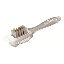 pedag Suede Cleaner and Textile Color Restorer, Cleaning and Care Kit for Shoes and Boots, Made in Germany, Dark Brown, 4 Piece Set