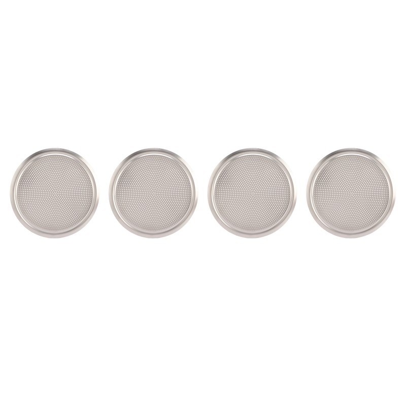 4PCS Door Speaker Grille Cover Round Aluminium Alloy Replacement for