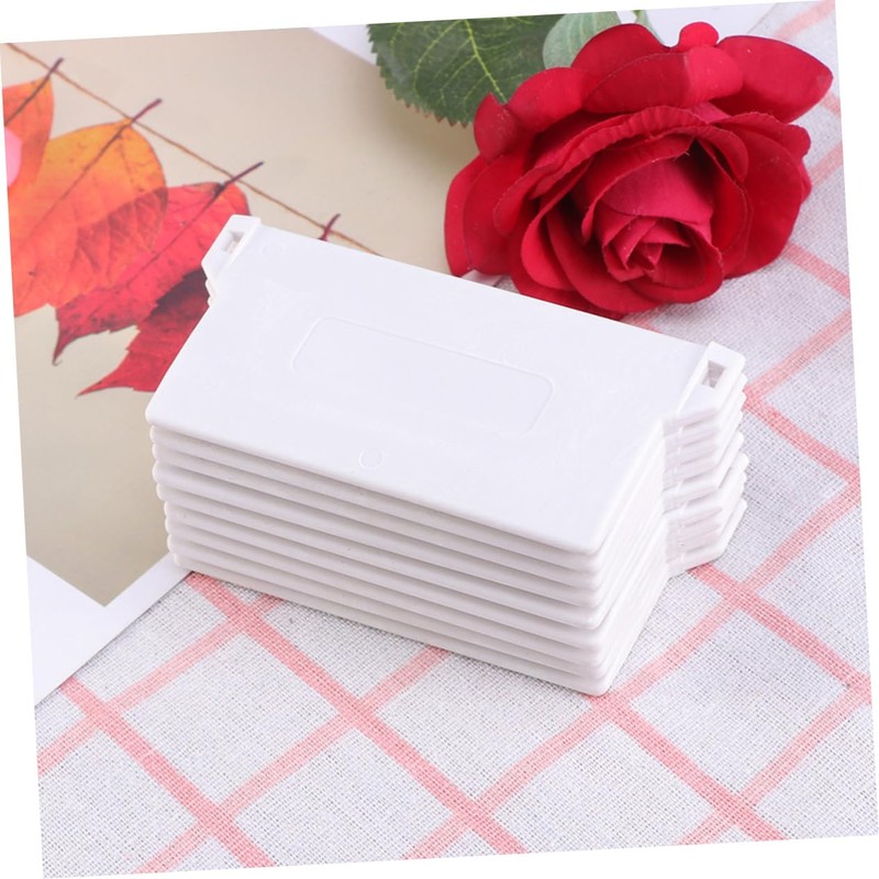 FUNOMOCYA 89mm Wide Vertical Blind Bottom Weights 10pc Plastic Plate
