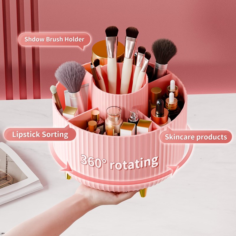 VERSAINSECT eup Brush Holder Organizer, Makeup Organizer Countertop, Makeup organization