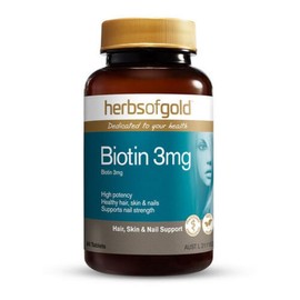 Herbs of Gold Biotin 3mg 60 tablets (2 x) / Herbs of Gold 비오틴 3mg 60정 2개