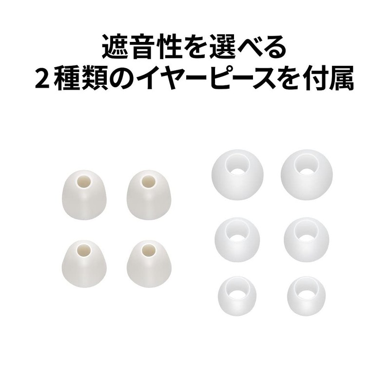 JVCKENWOOD EP-S433 EP-S433 High Sound Insulation Up to 35dB Air