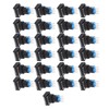 25 Pcs Industrial Push Button Switch Self Locking Push Button