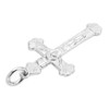 Crucifix Necklace Exquisite 925 Sterling Silver Men's Women's Jesus Cross
