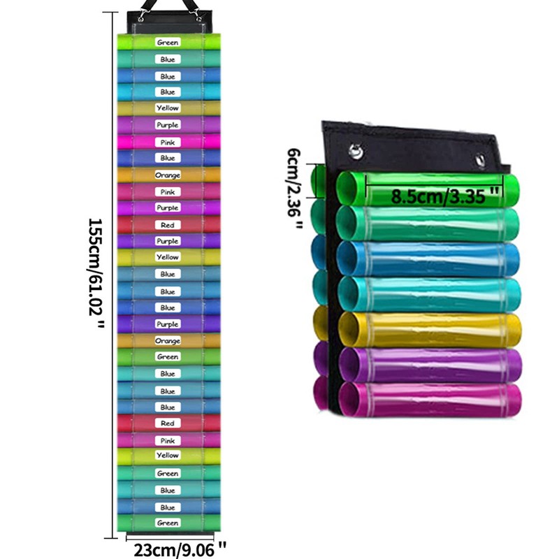 Sonhomay Vinyl Roll Holder Vinyl Roll Organizer with 60 Compartments