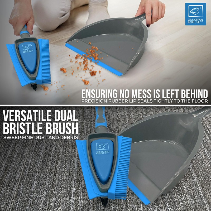 4 in 1 Dustpan and Brush Set - Clean all