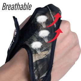 Dr.Fish 2 Pieces Fishing Gloves Casting Finger Stall Protector Anti-Slice Saltwater Trolling Surf Fishing Braid Line Anti-Slip Cooftable Woolen Size XXL