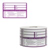 Large Food Allergen Date Info Labels - Removable Food Allergy