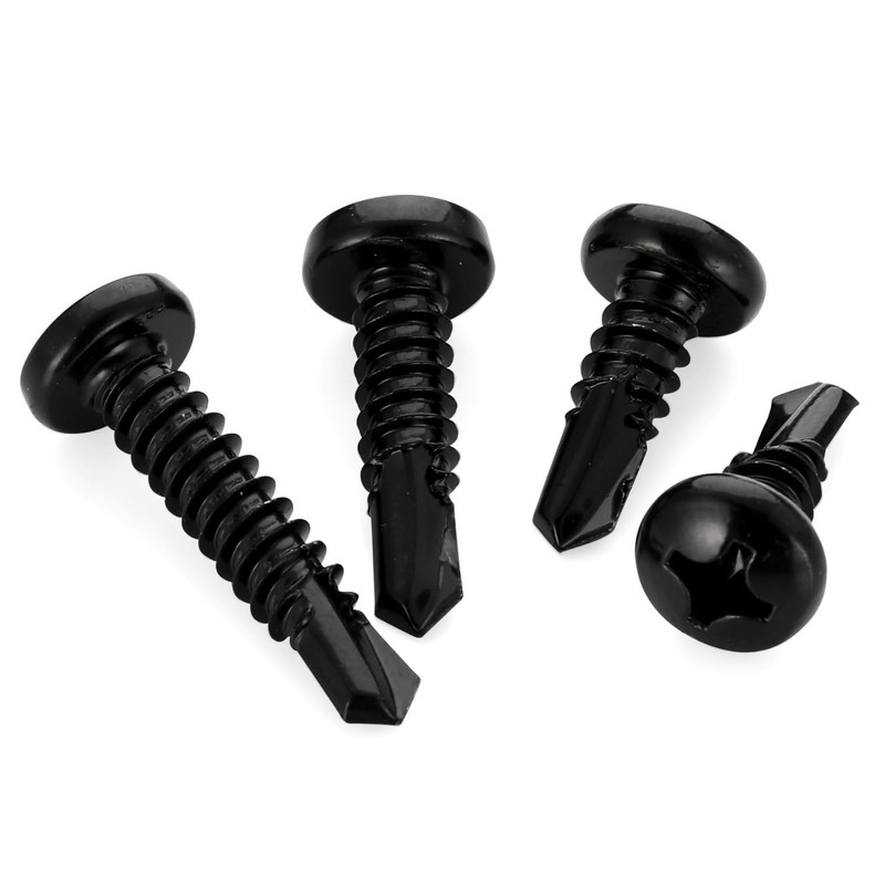 Mellewell #8 x 1/2" Pan Head Self Drilling Screws, Self