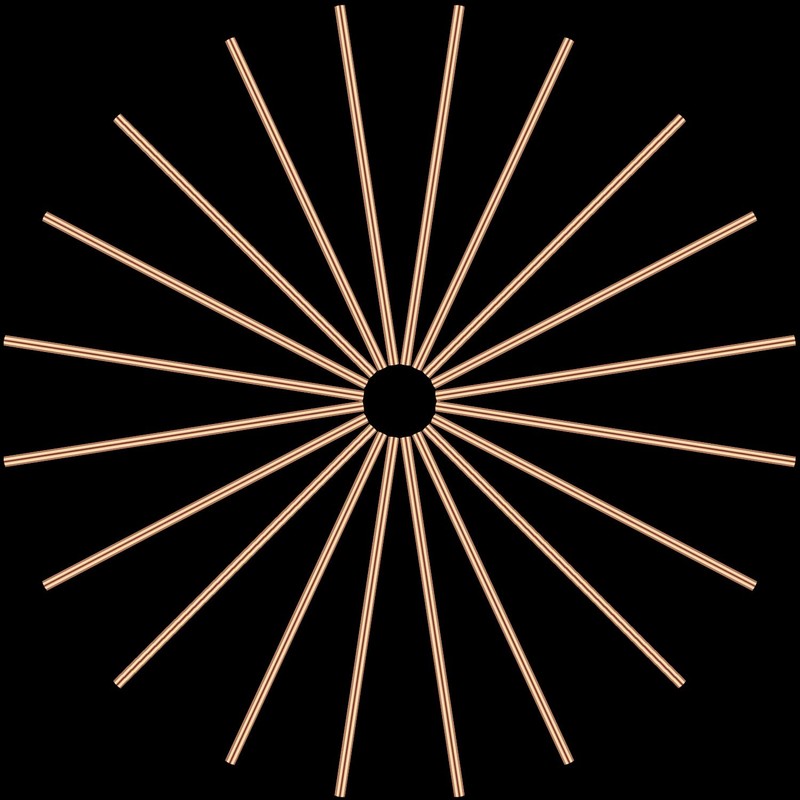 3mm Copper Round Rod, Favordrory 20PCS Copper Round Rods Lathe