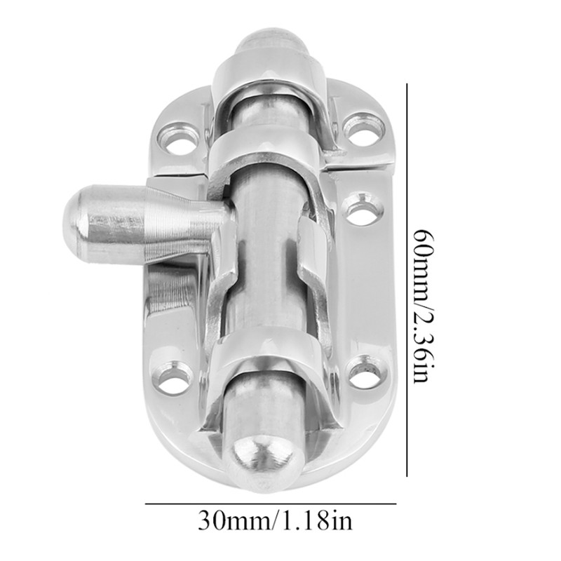 Stainless Steel Marine Boat Door Window Lock Latch Slide Barrel