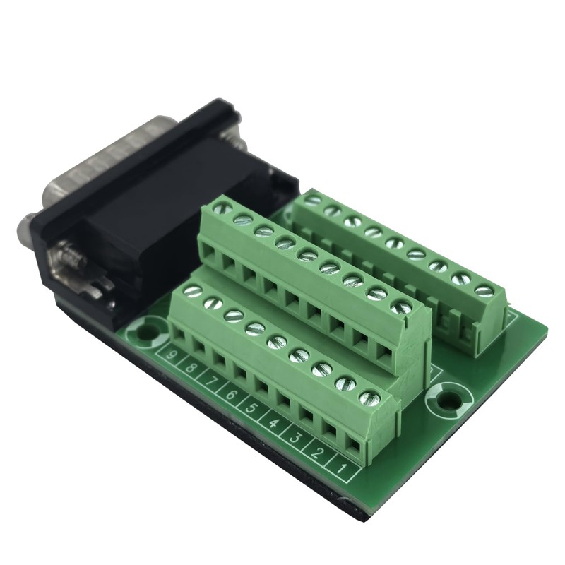 ATMLCOER DB26 Male Breakout Board Port Solderfree Adapter D-SUB Serial