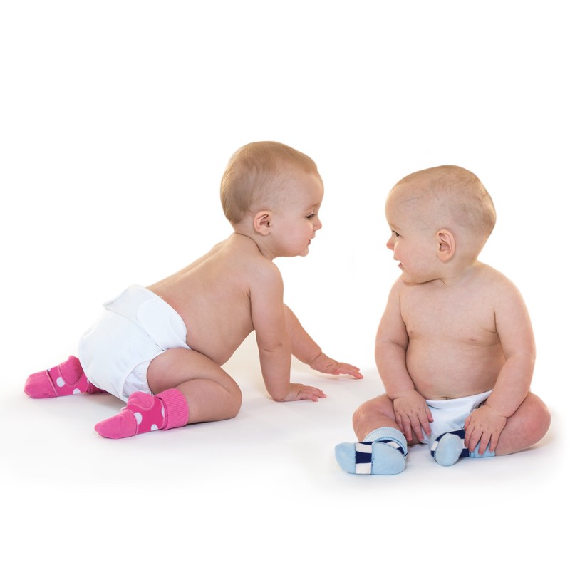 Sock Ons Clever Little Things That Keep Baby Navy Stripe