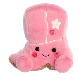 Aurora® Adorable Palm Pals™ Kate Cowgirl Boot™ Stuffed Animal - Pocket-Sized Play - Collectable Fun - Pink 5 Inches