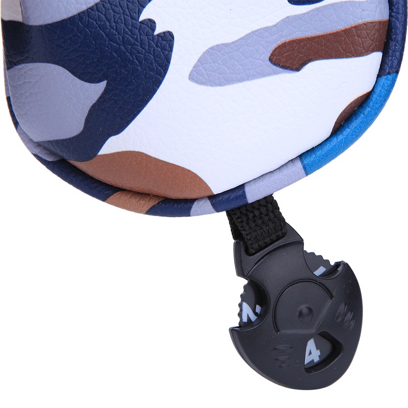 4PCS PU Leather Camouflage Waterproof Thicken Lining Golf Putter Head