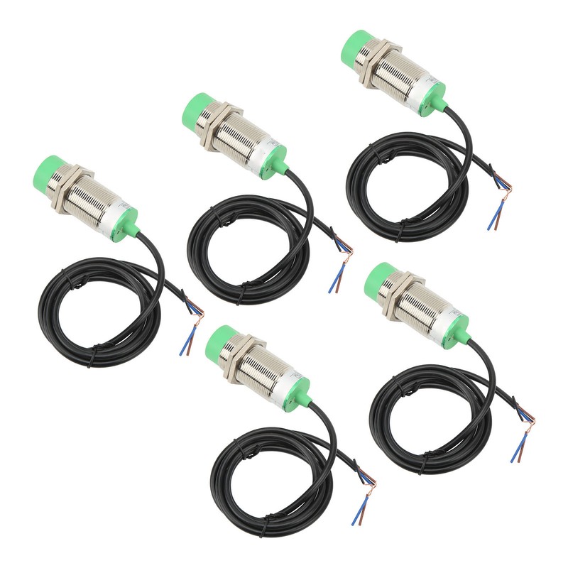 5Pcs Approach Sensor Inductive Proximity Switch NPN NO DC6‑36V 15mm
