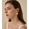 Starfish Earrings for Women,14k Gold Shell Trendy Drop Earrings Chunky