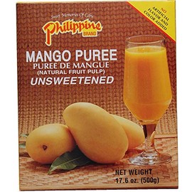 Philippine Brand Mango Puree, 17.6 oz (500 g), Seasonal Sales
