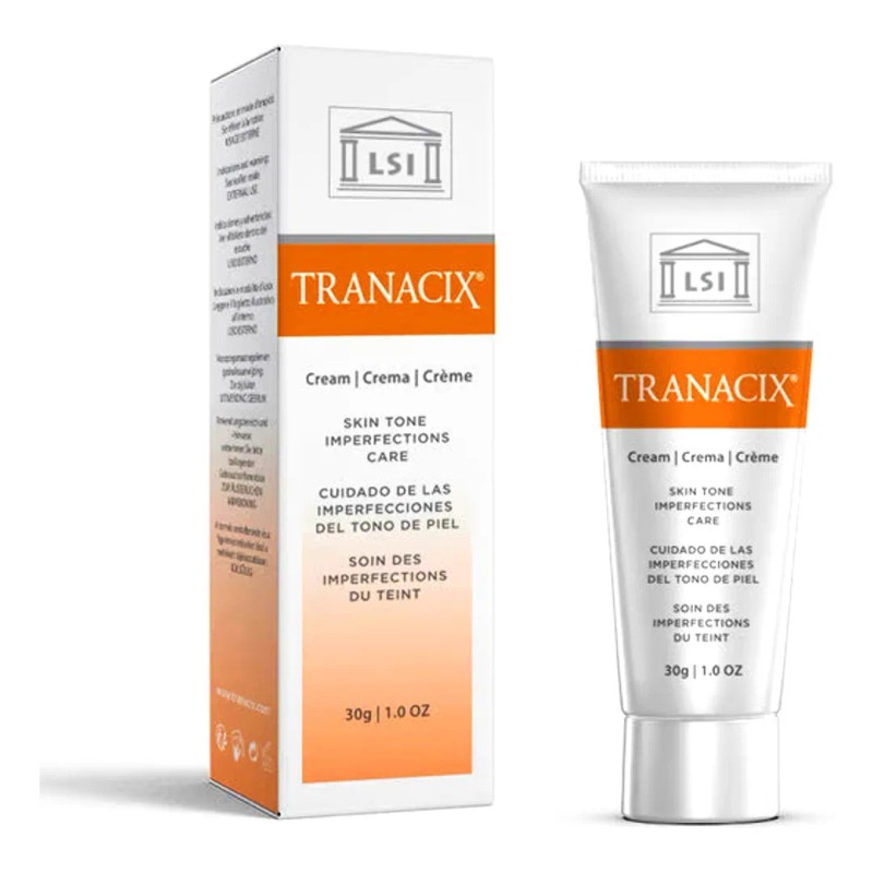 Crema Antimanchas Tranacix 30g Rostro Día Noche Libre Parabenos