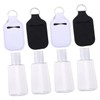 FOMIYES 30ml Refillable Hand Bottle Set of 8 Portable Protective