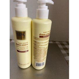 SPA LUXURY NON AEROSOL SUPER SMOOTH SHAVE CREAM VANILLA LAVENDER 2 EA 7 OZ EA
