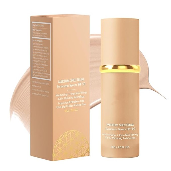 4-in-1 Color-Changing Liquid Foundation with SPF 50 – Concealing, Moisturizing,