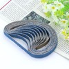 10PCS 40Grits 13mm x 457mm Zirconium Abrasive Sanding Belts Air