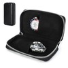 CONTACT'S FAMILY Watch Storage Case, Leather Watch Pouch, Genuine Leather
