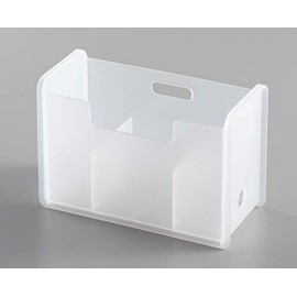 SANKA SPS-CL Sauphis Pen Stand, Clear, Desk Organizer Goods, Storage Case, Storage Box (W x D x H): 3.0 x 6.5 x 4.3 inches (7.5 x 16.5 x 10.9 cm), Stylish, soffice, Made in Japan