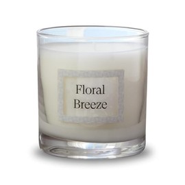 Sheraton Floral Breeze Candle - Lemon, Violet, Rose, and Sandalwood Scent Notes - Glass Candles - 8 oz - White Wax Blend - 60 Hour Burn Time