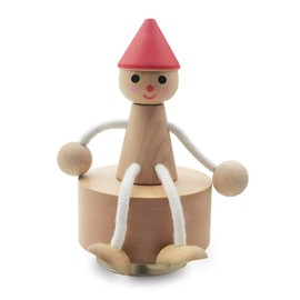 Hefonti Dog Music Box Figurine with Flexible Legs, Wooden Puppy Music Box Rope Posture for Dog Lovers Wife Mom Birthday, Wind Up Musical Box Play You are My Sunshine