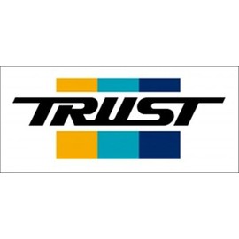 Trust 18000179 GReddy Sticker with 3 Color Logo Letter Size 4.7 x 1.8 inches (120 x 45 mm) (White Letter) 1 Piece