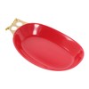 CHUMS CH62-1732-B053-00 Camper Curry Plate, Beige/Red, 10.2 x 6.7 x