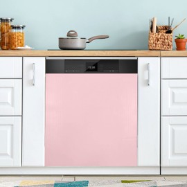 Pink Dishwasher Magnet Cover Magnetic Sticker Dish Washer Door Panel Cover Fridge Kitchen Appliance Magnet Decal Sheet Decor 23x26 inch
