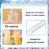 200 Pcs Ice Packs and 1 Funnel, DIY Mold with