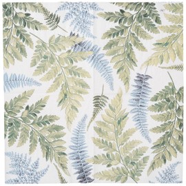 Boston International IHR - Servilletas de papel de almuerzo de 3 capas, 6.5 x 6.5 pulgadas, Arwea Blanco Azul, L847594