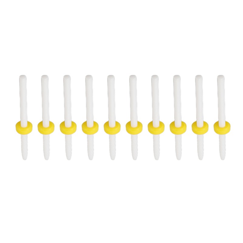 10pcs Cuticle Remover Bits Gel Home Salon Polish Dead Skin