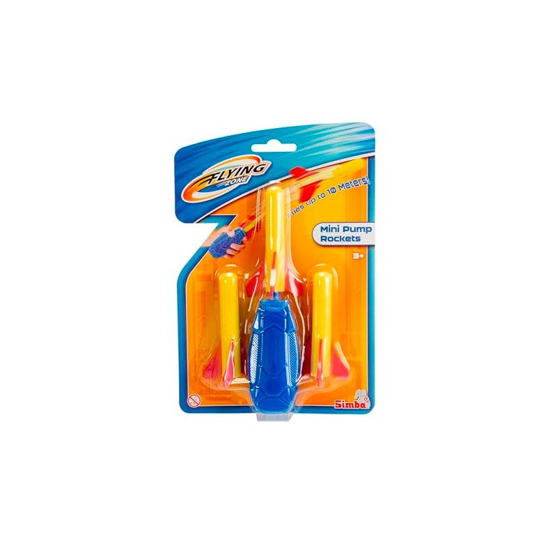 Simba 107206202 Mini Pump Rockets 9 cm, Hand Pump Length: