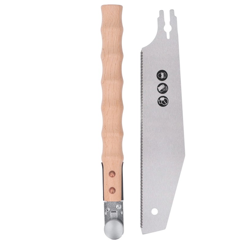Single Sided Saw SK5 Alloy Blade Wooden Handle Hand Pull