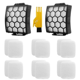 Laukowind UV900 Replacement Filters for Shark Performance Lift Away UV850 UV900 DuoClean Upright Vacuum Filter, 2 Filters and 6 Foam and Felt Filters, Compare to Part XHF320 and XFFK602UKT