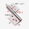 2 Piece Stainless Steel Hinge, 360 Degree Rotating Hinge, Symmetric