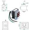 Doorbell Transformer 16V 30VA Compatible with Ring Wired Video Doorbell,