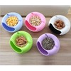 WOIWO Plastic Lazy Person Double Layer Dry Fruit Bowl and