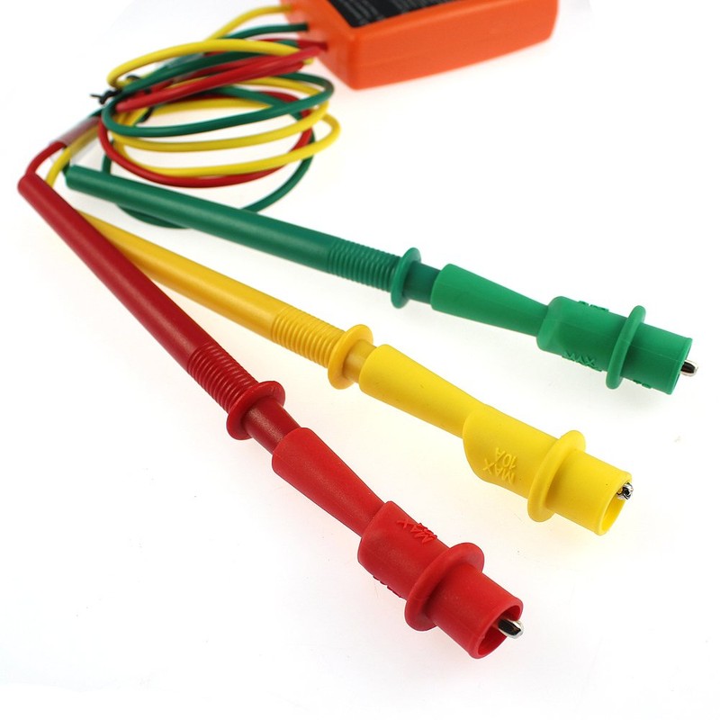 SM852B 3 Phase Sequence Rotation Tester LED Indicator Detector Checker